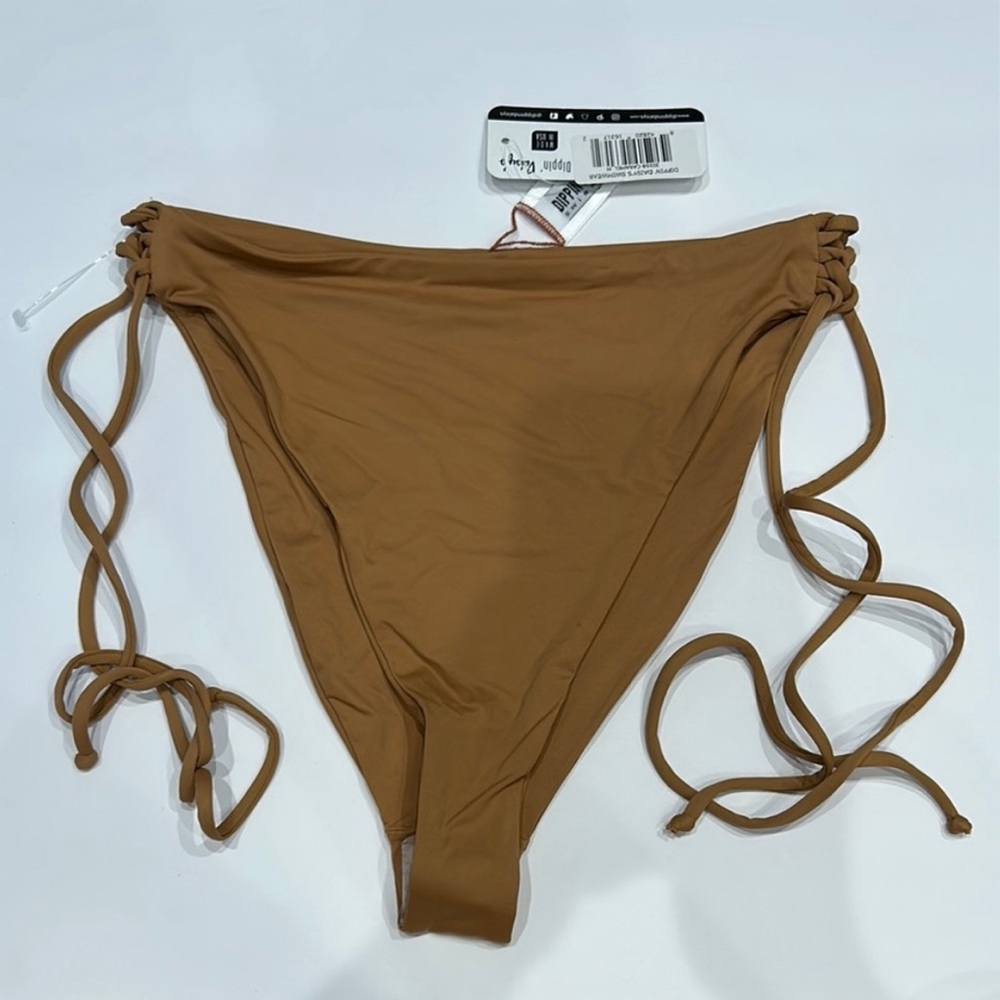 Dippin' Daisy's Caramel string bikini swim bottom separates size medium NWT